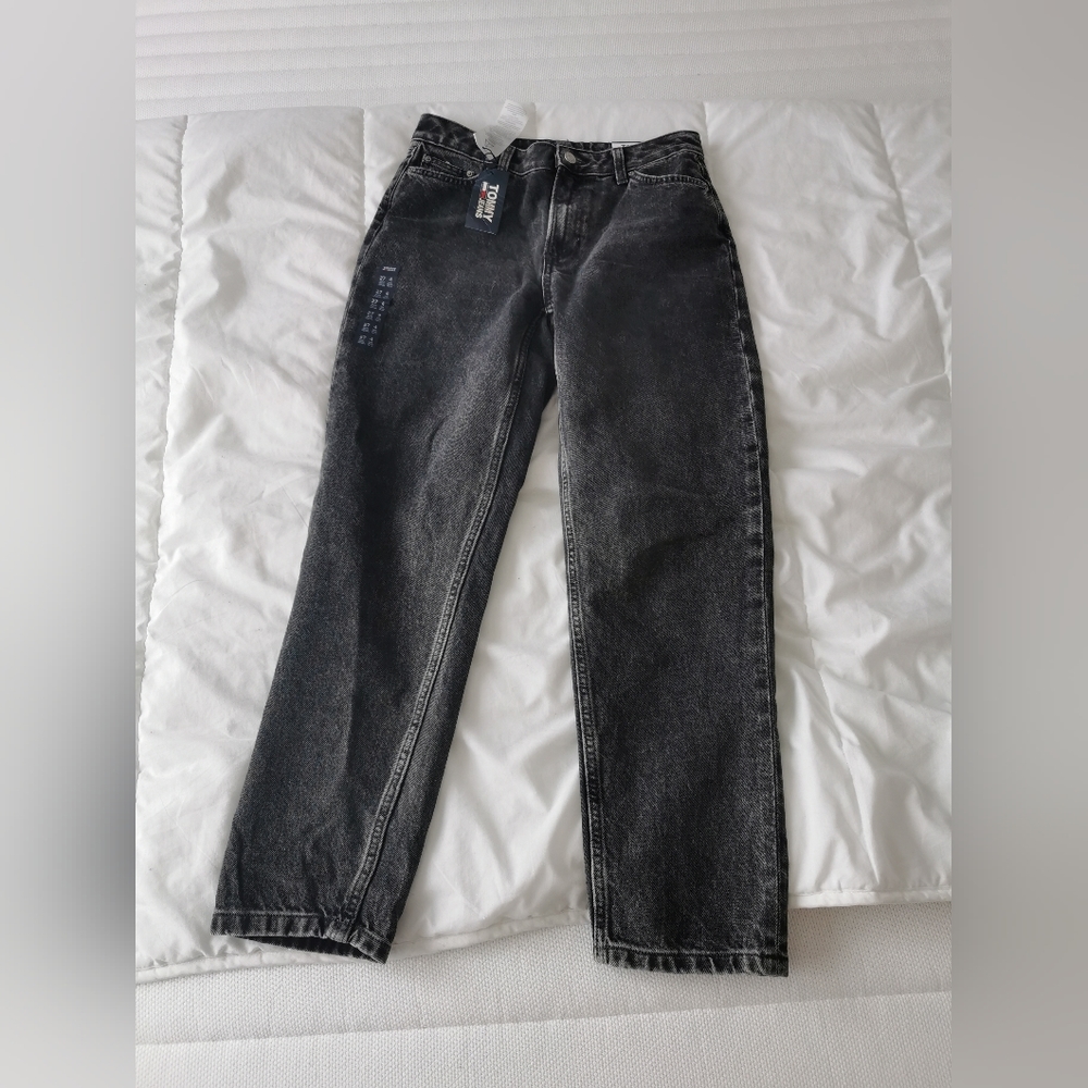 Mom jeans faded gray US 27